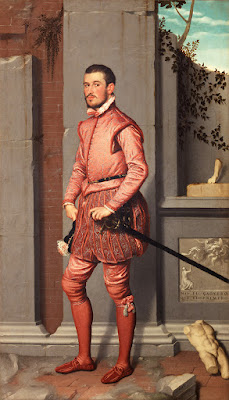 The Man in Pink painted by Giovanni Moroni